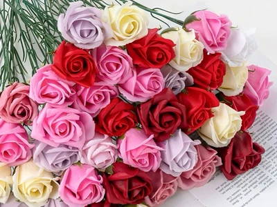 Design konsept av kunstige blomster